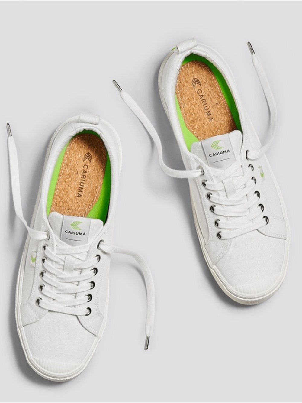 Cariuma OCA Low Off-White Canvas Sneakers | Sustainable Organic Cotton Shoes